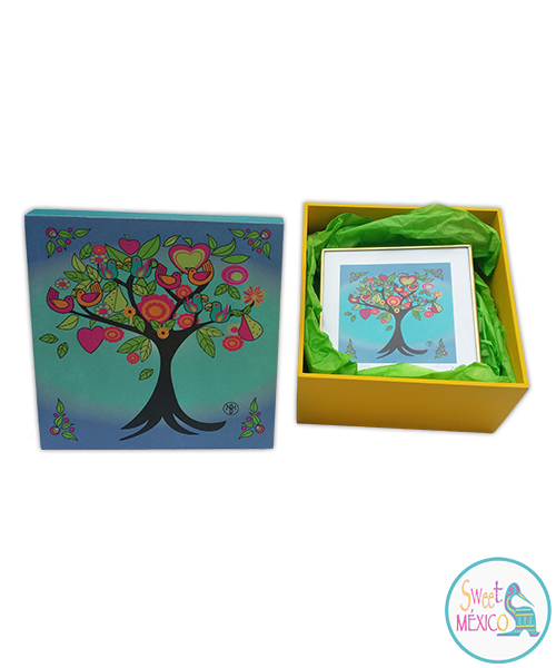 "&Aacute;rbol del amor" con Cuadro