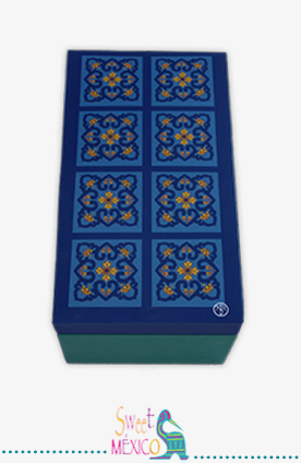 "Talavera" azul-amarillo (8)