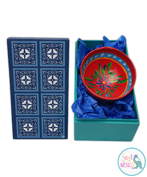 "Talavera" azul (8) con J&iacute;cara