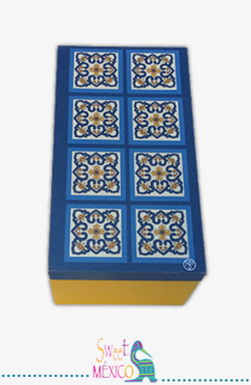 "Talavera" blanco-amarillo (8)