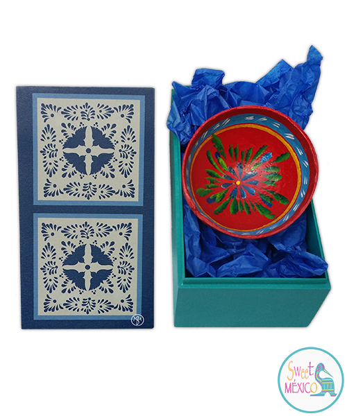 "Talavera" blanca (doble) con J&iacute;cara